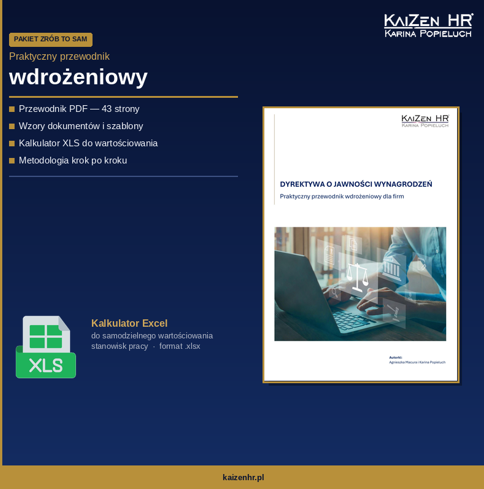 Pakiet 2: Gotowi na Dyrektywę – Pakiet ZRÓB TO SAM